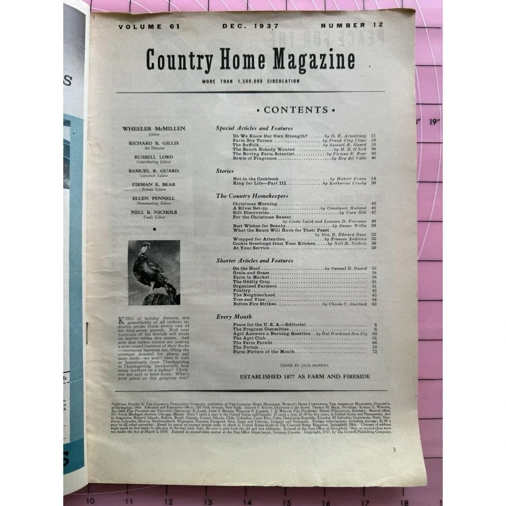 The Country‎ Home Magazine December 1937